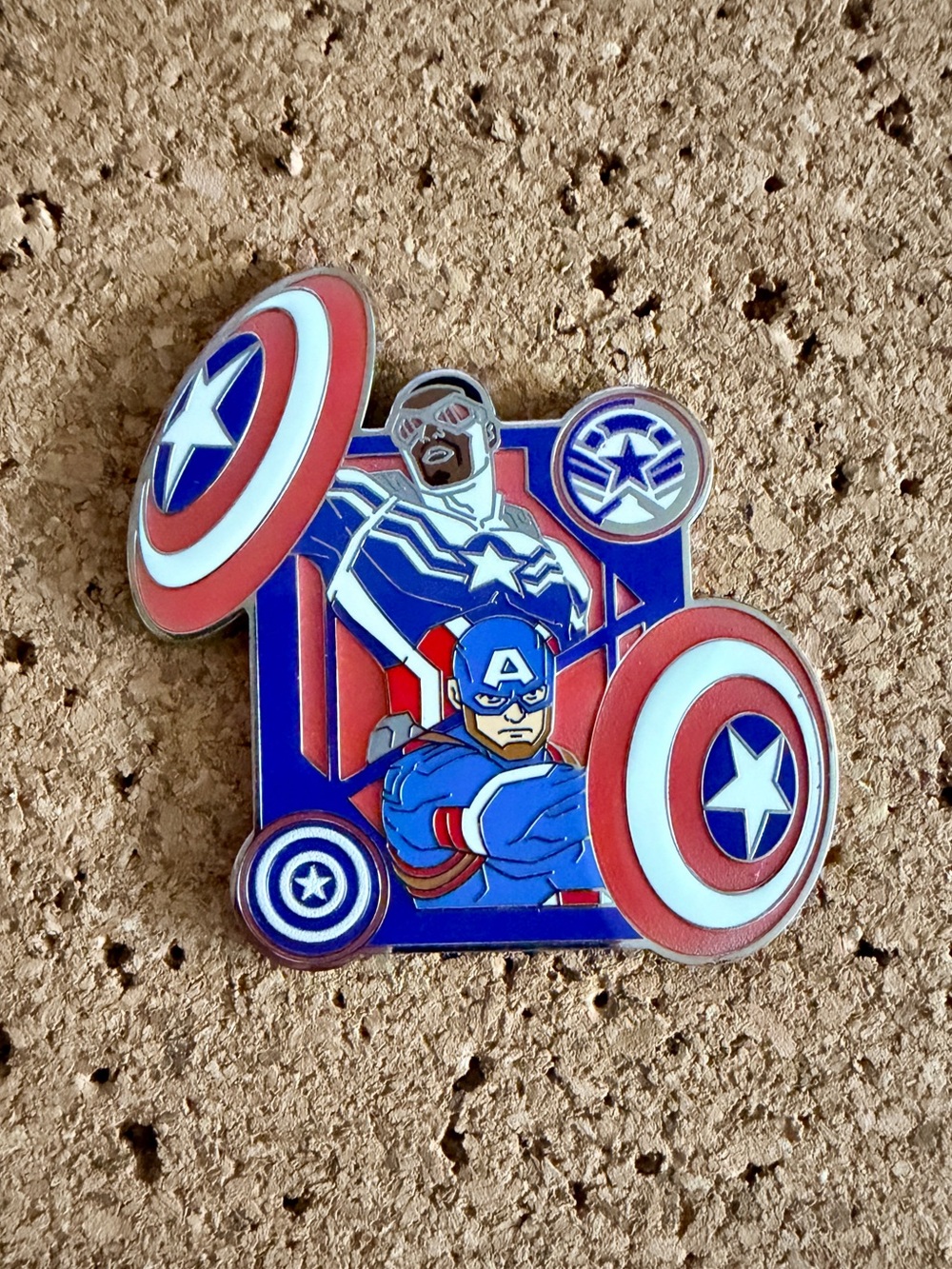 Disney Marvel Captain America and US Agent Enamel Pin (2023)